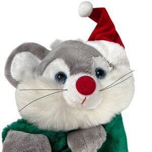 Prima Creations Plush Mouse Christmas Stocking
